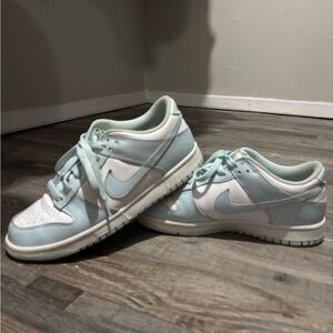 Nike Sky Blue and White Athletic Shoes